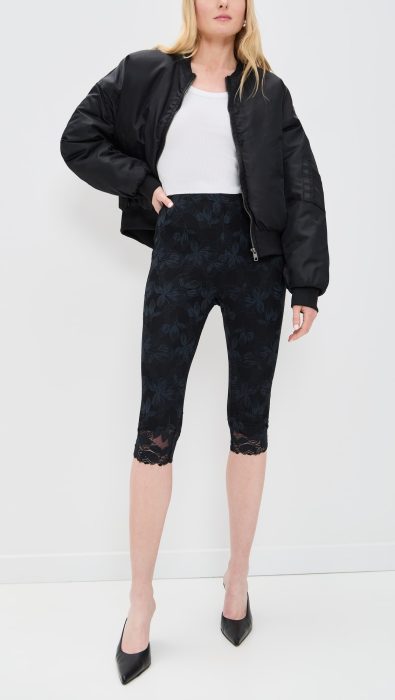 AFRM Mikeala Allover Lace Knee Length Capris