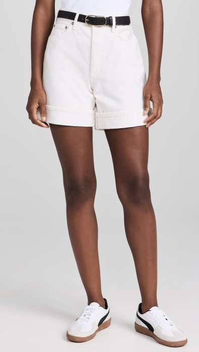 AGOLDE Dame Short: High Rise Baggy Cuff