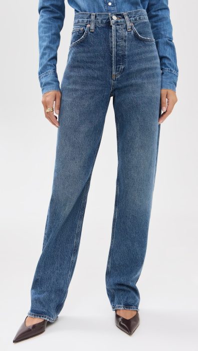 AGOLDE Kelly Jeans: High Rise Relaxed Straight