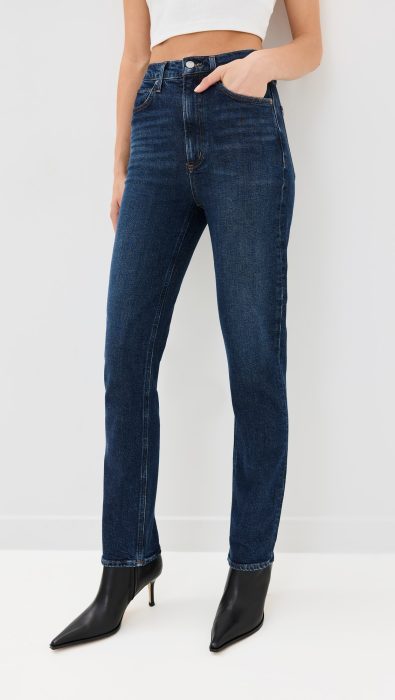 AGOLDE High Rise Stovepipe Jeans