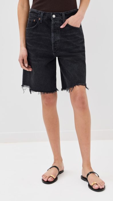 AGOLDE Indra Jean Shorts: Hip Slung Baggy
