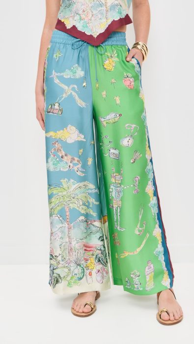 ALEMAIS Daria Silk Pants