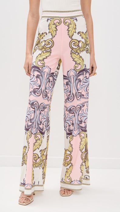 alice + olivia Athena Flared Wide Leg Pants