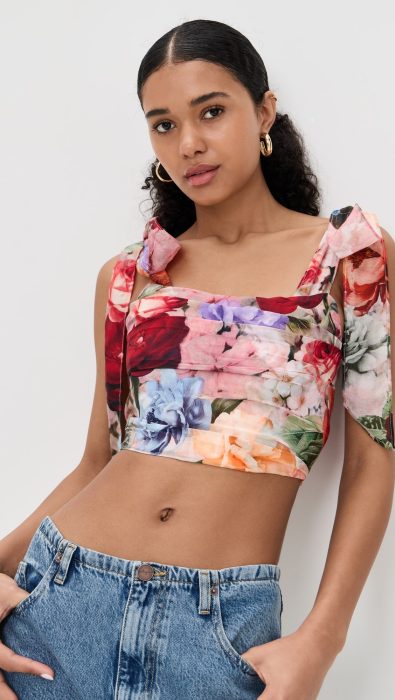 alice + olivia Haven Cropped Bustier
