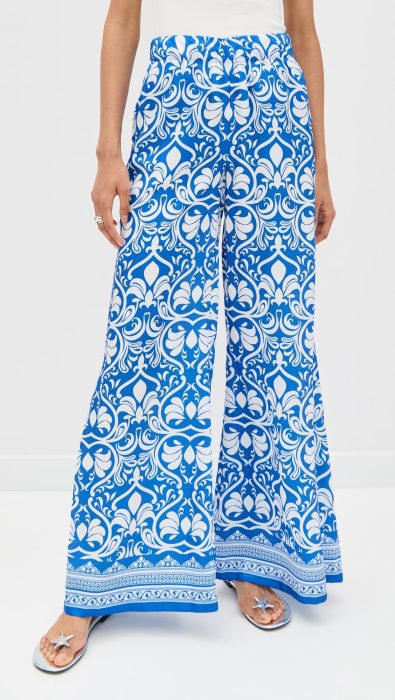 alice + olivia Keegan Pull On Wide Leg Pants