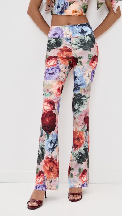 alice + olivia Olivia Fit Flare Bootcut Pants