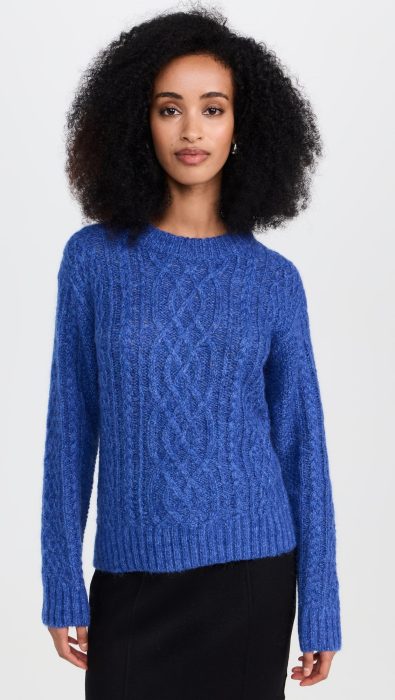 Alex Mill Willow Fisherman Sweater In Mohair Wool