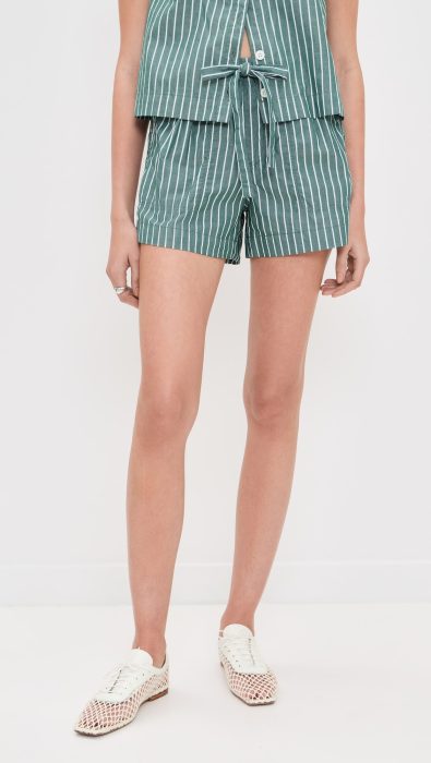 Alex Mill Montauk Pull On Shorts In Stripe