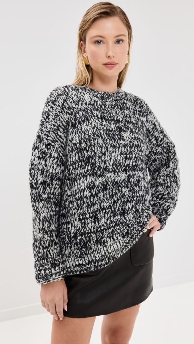 ANINE BING Sydney Crew Sweater