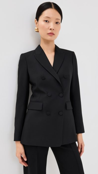 Another Tomorrow Double Breasted Jacket