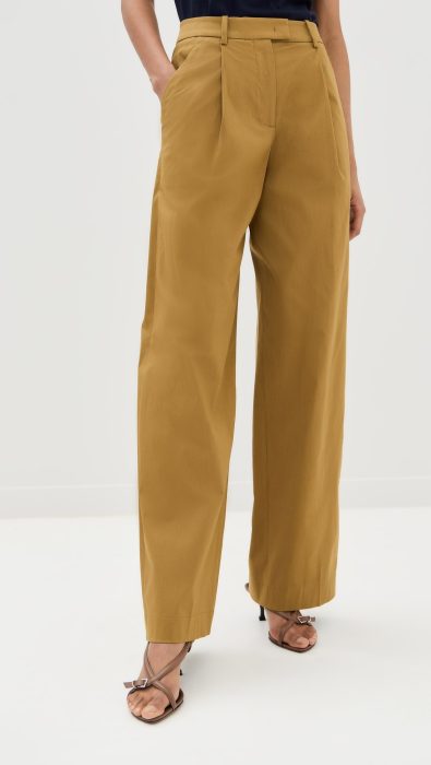 Another Tomorrow Relaxed Wide Leg Pants