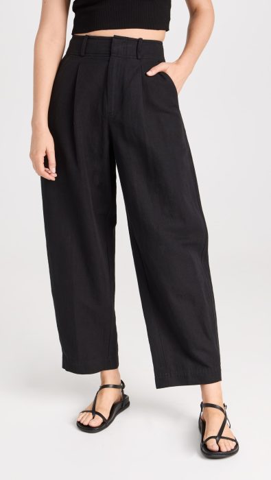 Apiece Apart Bari Crop Trousers