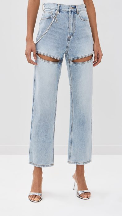 AREA Slit Jeans