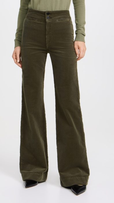 ASKK NY Brighton Wide Leg Corduroy Pants