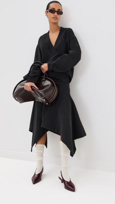 The Attico Midi Skirt