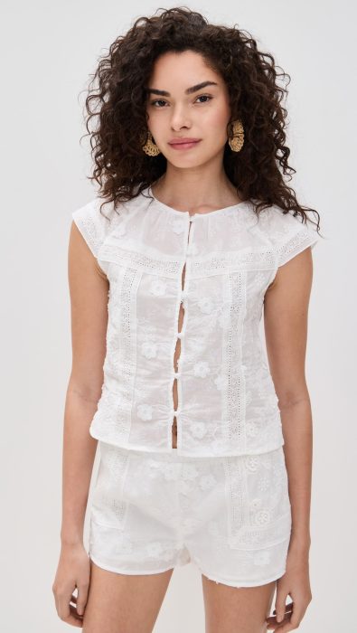 Amanda Uprichard Norina Top