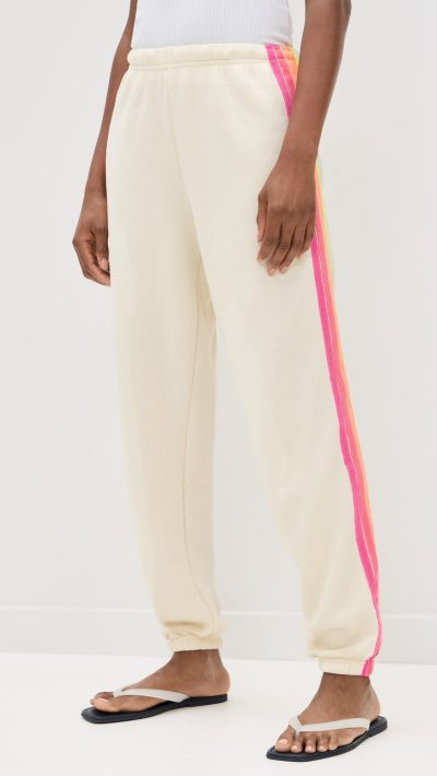 Aviator Nation 5 Stripe Sweatpants
