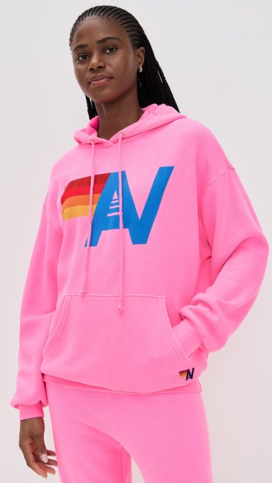 Aviator Nation Relaxed Logo Pullover Hoodie