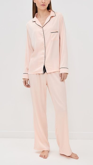 Bluebella Claudia Luxury Satin Long Pajama Set
