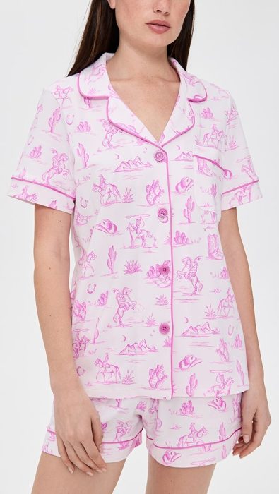 BedHead PJs Cotton Jersey Knit Classic Shorty PJ Set