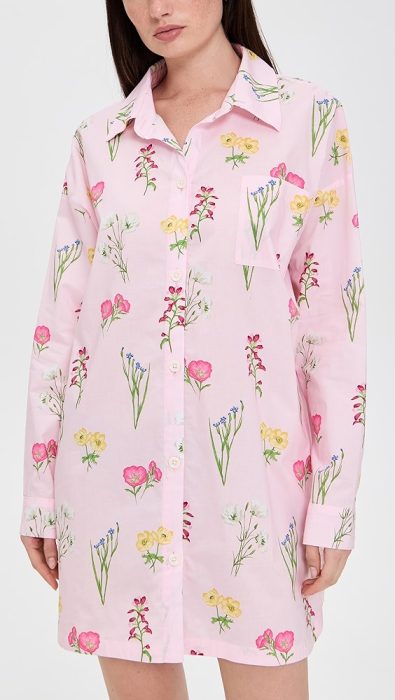 BedHead PJs Cotton Poplin High Low Sleepshirt