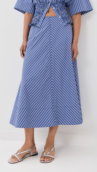 Brandon Maxwell The Knox Low Slung Circle Skirt