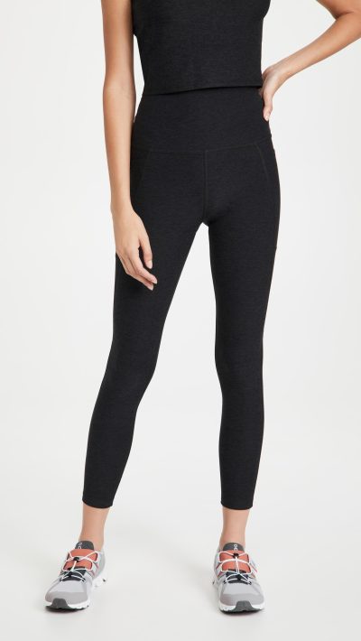 Beyond Yoga Spacedye Out Of Pocket High Waisted Midi Leggings
