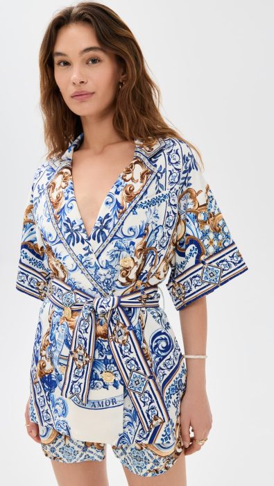 Camilla Double Breasted Short Sleeve Jacket