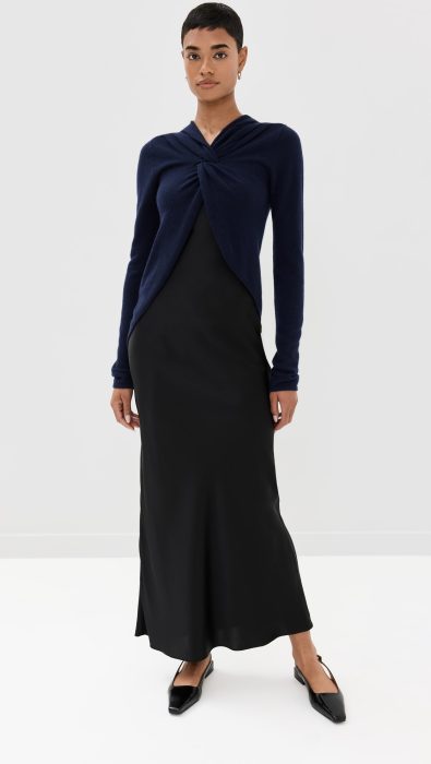 Christopher Esber Twist Front Cashmere Dress
