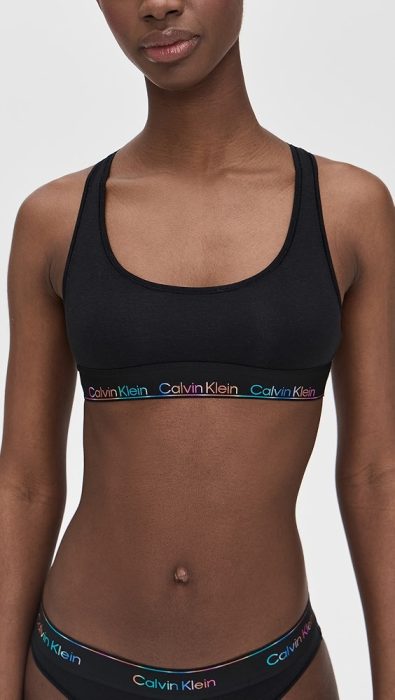 Calvin Klein Underwear Pride Cotton Unlined Bralette