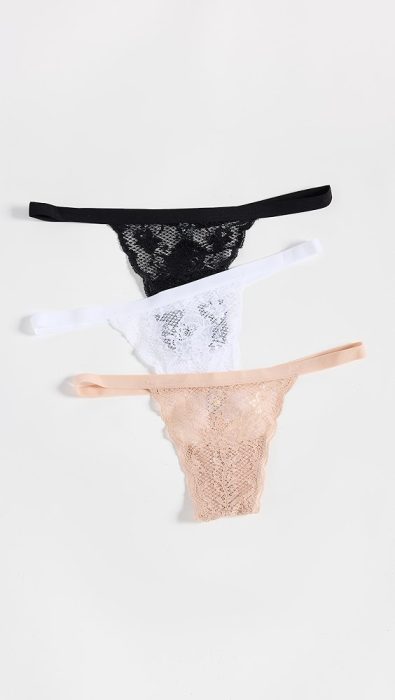 Cosabella Never Say Never Thong 3 Pack