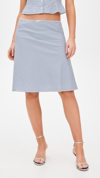 GUIZIO Gingham Paloma Skirt