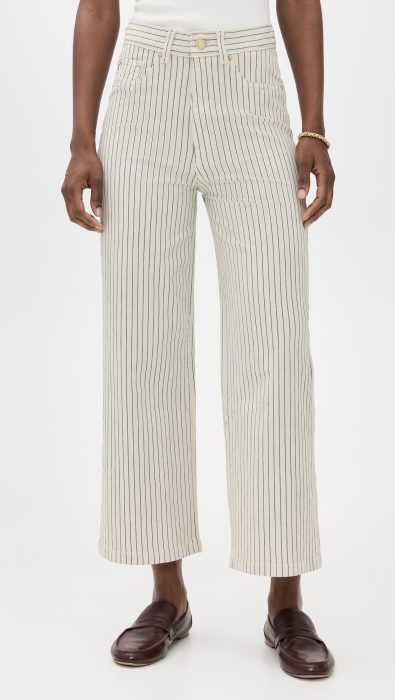 DL1961 Hepburn Wide Leg High Rise Ankle Jeans
