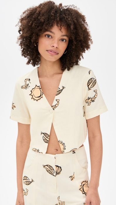 Dress To Shirt In Low Tide Print