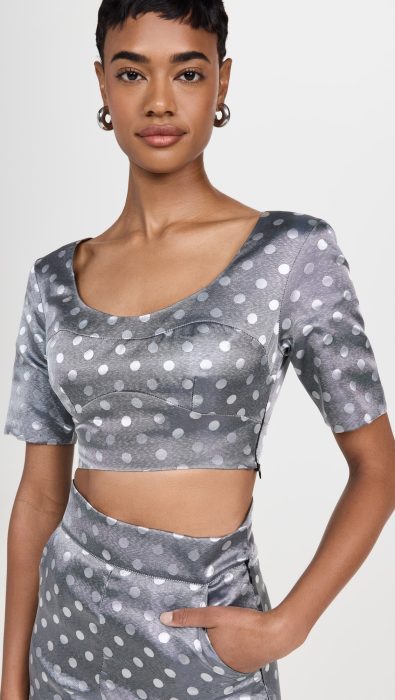 Dur Doux Dot Crop Top