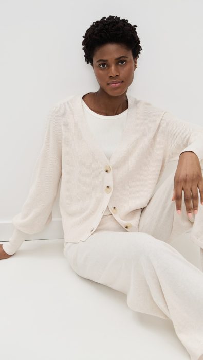 Eberjey Fine Gauge Sweater Cardigan