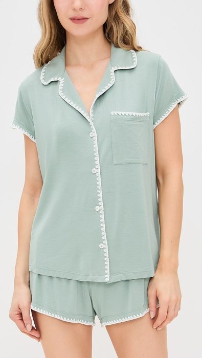 Eberjey Frida Shortie PJ Set