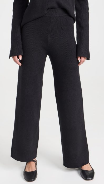 English Factory Knit Wide Pants