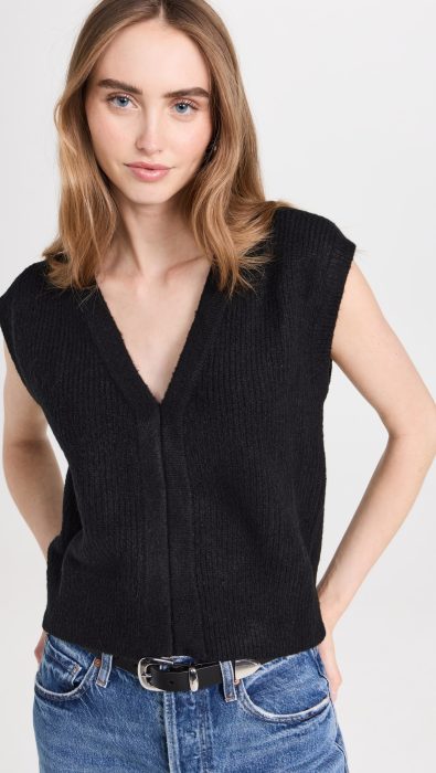 English Factory Fitted Sweater Vest