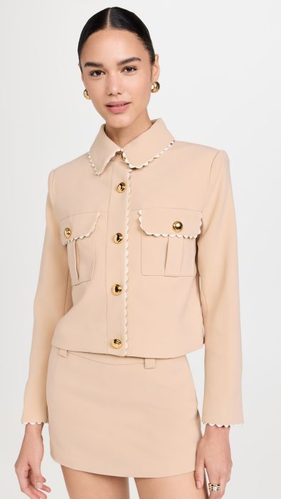 English Factory Scalloped Jacket