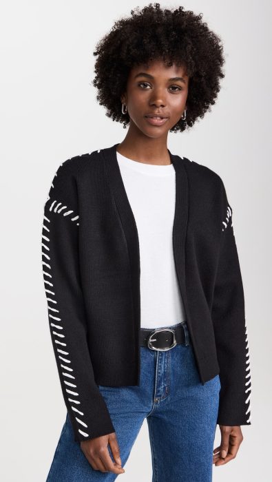 English Factory Whipstich Cardigan