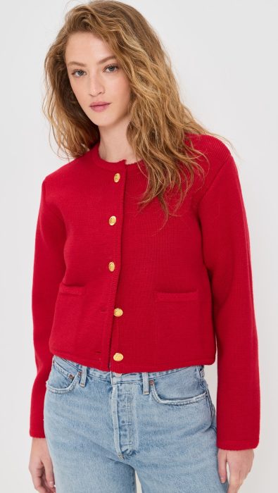 English Factory Knit Sweater Cardigan