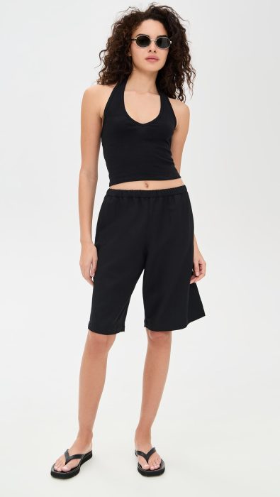 Enza Costa Twill Bermuda Shorts