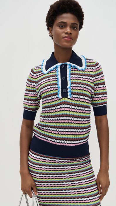 ESSENTIEL ANTWERP Haximum Striped Polo