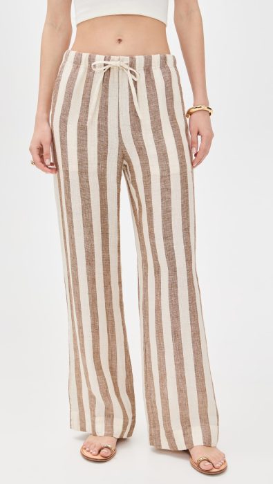 Faherty Palma Linen Drawstring Pants