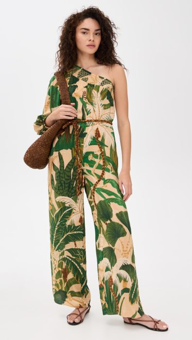 FARM Rio Tropical Isla Beige Jumpsuit