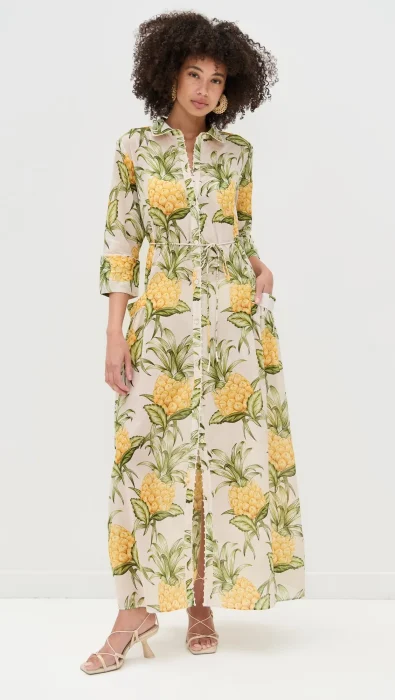 FARM Rio Delicate Pineapple Chemise Coverup