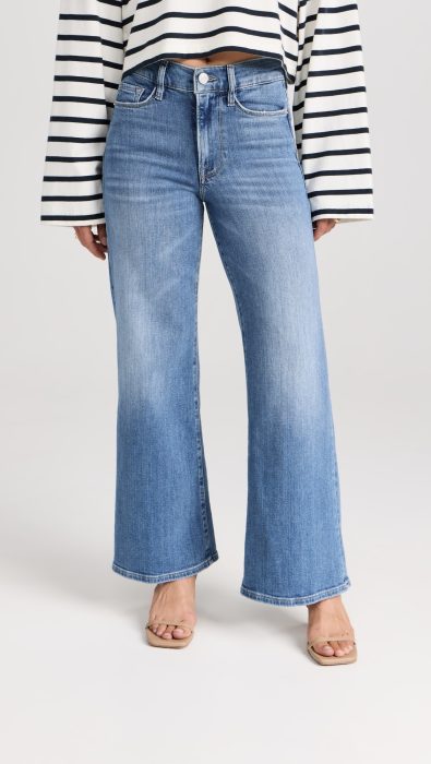 FRAME Petite Le Pixie Slim Palazzo Jeans