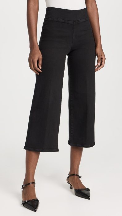 FRAME Jetset Wide Leg Crop Jeans