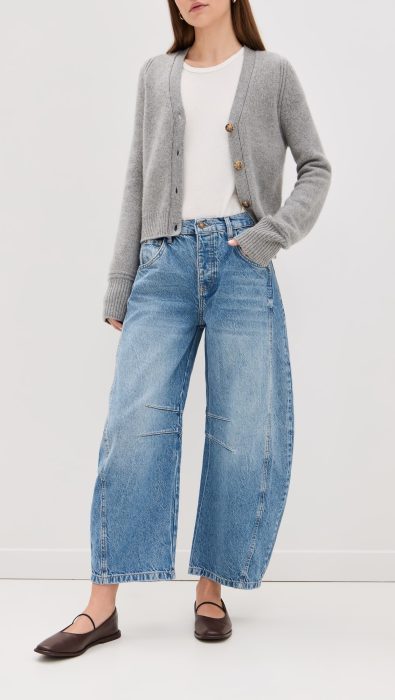 Free People We The Free Soutache Good Luck Barrel Jeans